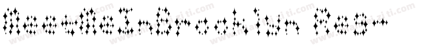 MeetMeInBrooklyn Reg字体转换